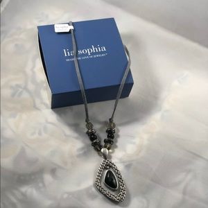 Lia Sophia Jasper Necklace NWT
